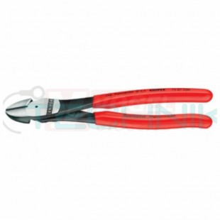 7401180 KNIPEX Kleště štípací stranové silové, rukojeti potažené PVC,délka 180mm