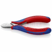 7722130 KNIPEX Kleště štípací malé bez fazety, dvoukomponentní rukojeti, délka 130mm