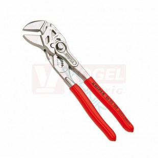 8603180 KNIPEX Kleště paralelní, niklované, rukojeti potažené PVC, 0-35mm, délka 180mm