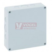 PC 1818-6f-m Plastová krabice TK 182x180x63mm, víko šedé, předlisy M, IP66, RAL7035, polykarbonát