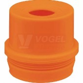 AST M20/or vývodka IP 54, s otevřenou těsnicí membránou, termoplastický elastomer (TPE) pro tloušťky stěny 1,5 - 4,0 mm, barva oranžová, rozsah těsnění 8-13,5 mm