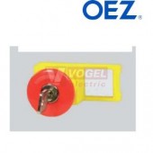 OD-SM1E-TLK Tlačítko pro nouzové vypnutí odblokování klíčem (39289)