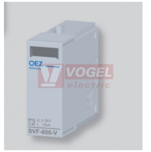 SVF-600-V-M Výměnný modul typ 2, náhradní díl, In 15 kA, pouze výměnný modul, pro SVF-600-3V-MZ(S), varistor (39530)