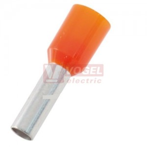 DI 0,5-6 oranž.  Dutinka izolovaná oranžová, průřez 0,5mm2 / 6mm, balení 100ks