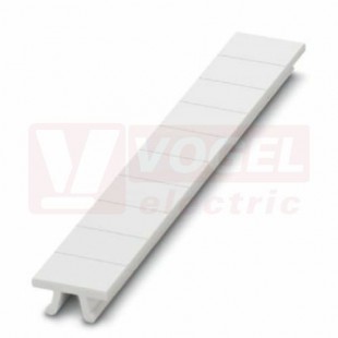 ZB 8:UNBEDRUCKT označovací štítky, bez potisku, bílé, montáž aretací, š 8,2mm, popis.pole 10,5x8,15mm (1 balení = 10 kusů) (1052002)