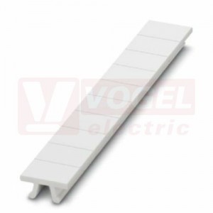 ZB 8:UNBEDRUCKT označovací štítky, bez potisku, bílé, montáž aretací, š 8,2mm, popis.pole 10,5x8,15mm (1 balení = 10 kusů) (1052002)