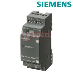 6ED1055-1CB00-0BA0 LOGO! DM8 24 EXPANSION MODULE, PU/I/O: 24V/24V/TRANS., 4 DI/4 DO