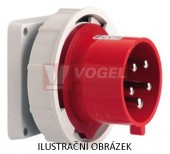 Přívodka vestavná 5P  32A 400V IP67 6h [28109], šroubová