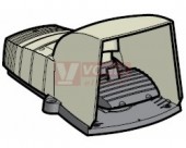 XPEG510 Spínač nožní, plastový s ŠE krytem, 1 krok, 1V+Z, s mech.blok.