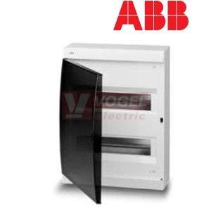 Rozvodnice  24M IP40 2ř Unibox   12264 povrchová/průhl.dveře, plastová bílá