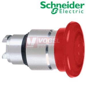 ZB4BW643  Hlavice stiskací hřibová prosvětlená RU, pr.40mm, "stiskni-táhni", integrovaná LED (nelze použít jako nouz.zastavení)