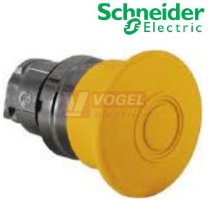 ZB4BW653  Hlavice stiskací hřibová prosvětlená OR, pr.40mm, "stiskni-táhni", integrovaná LED (nelze použít jako nouz.zastavení)