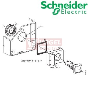 ZB6Y020 Redukce 22 / 16 mm