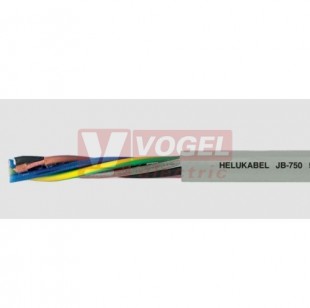 JB-750  3G 35mm2 kabel flexibilní, 450/750V, PVC šedý, barevné žíly se ze/žl (11156)