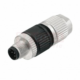 SAISGI-P-3A-5.5/8-M12 (st.zn SAIS-3-4-5-IDC(0.75)M12) konektor M12/3pin/vidl/přímý, plast.tělo s kov.vývodkou, A-kódování, spojení posunutí izolace, pro montáž 0,34-0,75mm2, sevření 5,5-8mm, IP67 (1852720000)