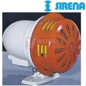 Siréna motorová SCLBA12D, SUPER CELERE  12VDC/9,5A, IP43, 114dB, provoz nepřetržitě, zvuk lineární