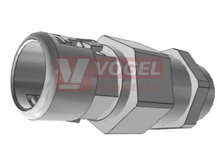 PM 16x1,5 vývodka PAGOB-10M16ZA, přímá, černá, s vnějším závitem, IP54, PA6, pro chráničku NW10 (Z=upnutí i kabelu 4-8mm)