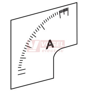 AMP 96x96 stupnice ampérmetru 400A (16082)