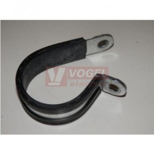 Příchytka NW07, ME-S 1 B07, galvanizovaná ocel s gumovou ochranou, 1xd4mm