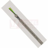 TRONIC-CY (LiY-CY) 5x0,25mm2 kabel flexibilní stíněný s barevným značením žil podle DIN 47100, barva šedá, vnější pr. 5,3mm, -40°C až +80°C, CE (20032)
