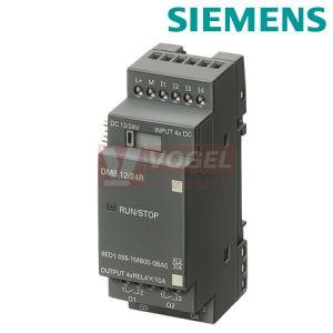 6ED1055-1HB00-0BA0 LOGO! DM8 24R EXPANSION MODULE, PU/I/O: 24V/24V/RELAY, 2TE 4 DI/4 DO, AC/DC/NPN INPUT