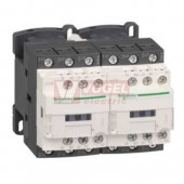 LC2D186P7     Stykač reverzační 3P 18A AC-3, 230V AC, pom.kont. 1"Z"+1"V" pro kab.oka