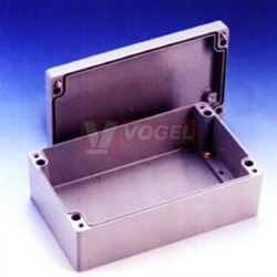 ZAG 11 skříňka hliníková, 160x160x90mm, IP66, RAL7001, těsnění silikon do 120°C