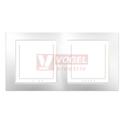 MGU400418 Unica Colors - Krycí rámeček bez dekorativního rámečku dvojnásobný, Polar