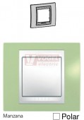 MGU6002863 Unica Plus - Krycí rámeček jednonásobný, Manzana/Polar