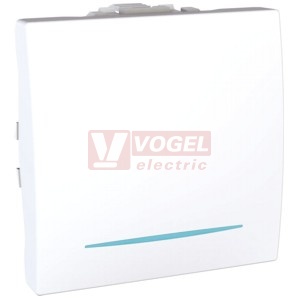 MGU326318N  Přepínač střídavý řaz.6So, 2M, s orien.kontr. 16A/250V - barva Polar - Basic, Colors, Allegro, Plus, VÝROBA UKONČENA