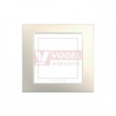 MGU400225 Unica Colors - Krycí rámeček bez dekorativního rámečku jednonásobný, Marfil