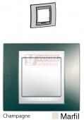 MGU6002524 Unica Plus - Krycí rámeček jednonásobný, Champagne/Marfil