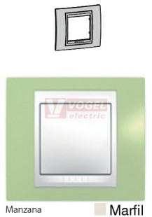 MGU6002563 Unica Plus - Krycí rámeček jednonásobný, Manzana/Marfil