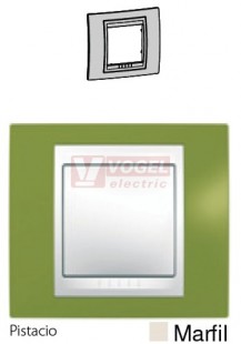MGU6002566 Unica Plus - Krycí rámeček jednonásobný, Pistacio/Marfil