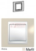 MGU6002567 Unica Plus - Krycí rámeček jednonásobný, Arena/Marfil