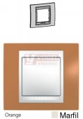 MGU6002569 Krycí rámeček 1-nás., Orange/Marfil (UNICA Plus)