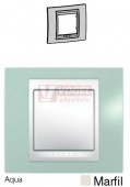 MGU6002570 Unica Plus - Krycí rámeček jednonásobný, Aqua/Marfil