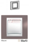 MGU6002576 Unica Plus - Krycí rámeček jednonásobný, Mauve/Marfil