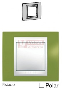 MGU6002866 Unica Plus - Krycí rámeček jednonásobný, Pistacio/Polar