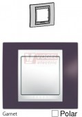 MGU6002872 Unica Plus - Krycí rámeček jednonásobný, Garnet/Polar