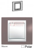 MGU6002876 Unica Plus - Krycí rámeček jednonásobný, Mauve/Polar