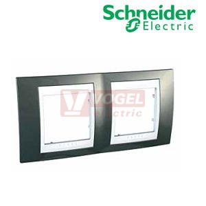 MGU6004824 Unica Plus - Krycí rámeček dvojnásobný, Champagne/Polar