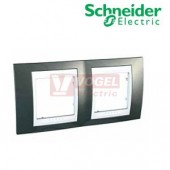 MGU6004824 Unica Plus - Krycí rámeček dvojnásobný, Champagne/Polar