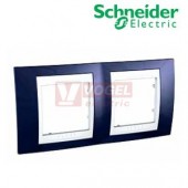MGU6004842 Krycí rámeček 2-nás., Indigo/Polar (UNICA Plus), VÝROBA UKONČENA