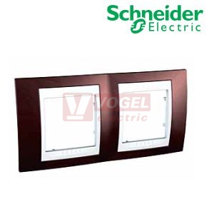 MGU6004851 Unica Plus - Krycí rámeček dvojnásobný, Teracota/Polar
