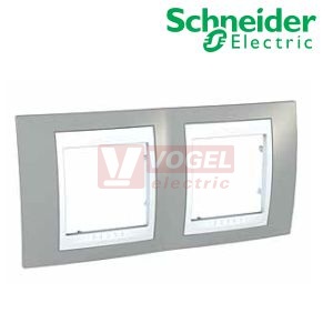 MGU6004865 Unica Plus - Krycí rámeček dvojnásobný, Fog/Polar