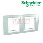 MGU6004870 Unica Plus - Krycí rámeček dvojnásobný, Aqua/Polar