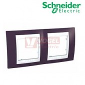 MGU6004872 Unica Plus - Krycí rámeček dvojnásobný, Garnet/Polar