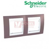 MGU6004876 Unica Plus - Krycí rámeček dvojnásobný, Mauve/Polar