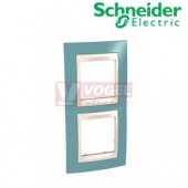 MGU6004V573 Krycí rámeček 2-nás.vert., Manganese/Marfil (UNICA Plus), VÝROBA UKONČENA
